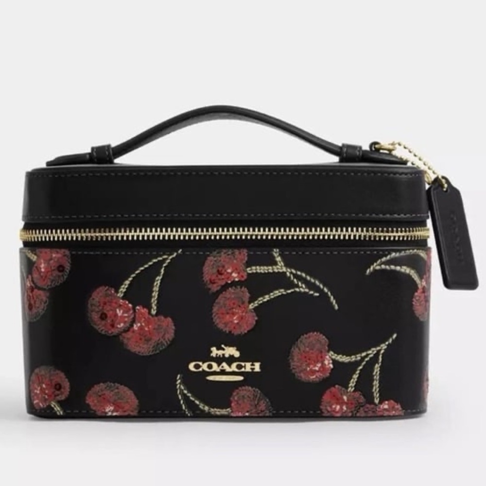 NWT 🍒 Coach LIMITED EDITION Cosmetic Case With Cherry Print